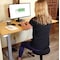 Uncaged Ergonomics RiseUpElectricStandingDesk60X30"BambooDesktopSitStandOffice, Rugb RUGB - alternate 3